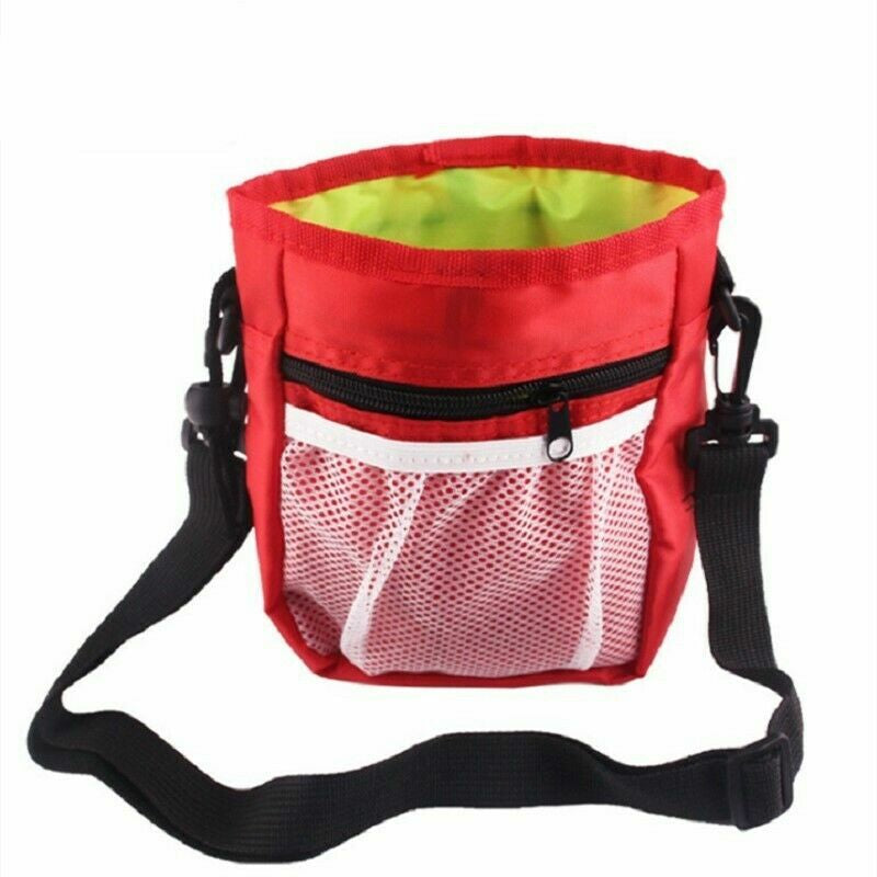 Dog Walking Training Obedience Treat Pouch Portable Pet Puppy Snack Belt Bag UK