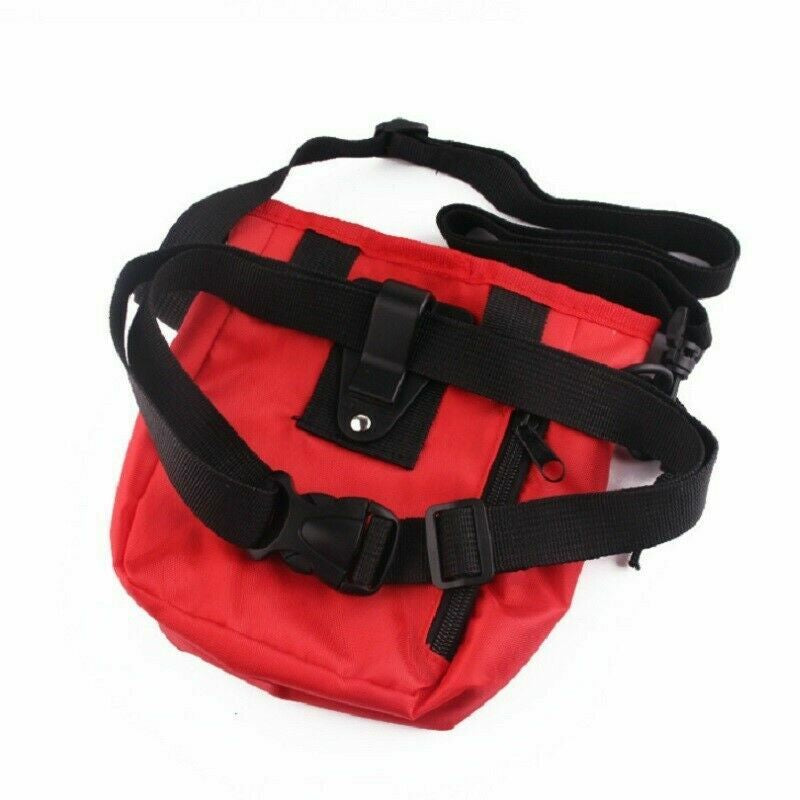 Dog Walking Training Obedience Treat Pouch Portable Pet Puppy Snack Belt Bag UK